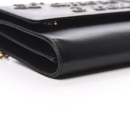 Dolce & Gabbana Vitello L'Amore Bellezza Chain Wallet Black 8 of 14