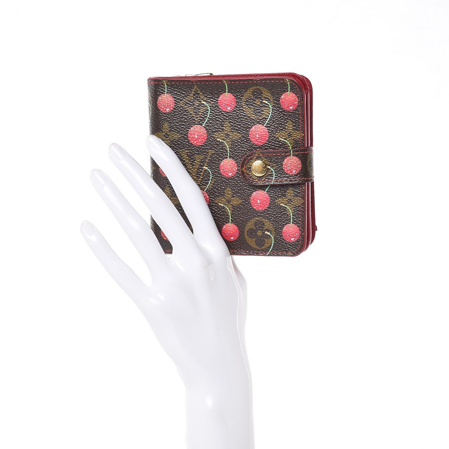 Monogram Cerises Compact Zippe Wallet