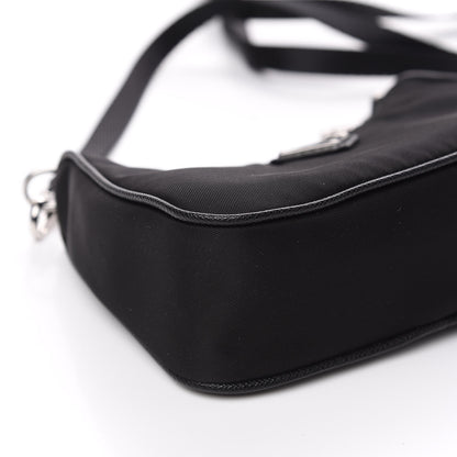 Prada Tessuto Nylon Mini Re-Edition 2000 Shoulder Bag Black 6 of 8
