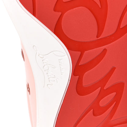 Christian Louboutin Calfskin Womens Vieira Spiked Flat Sneakers 39.5 Jupon Pink 6 of 10