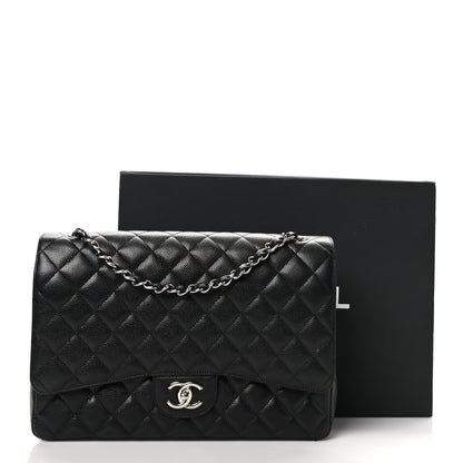 Chanel Caviar Quilted Maxi Double Flap Black 11 of 11
