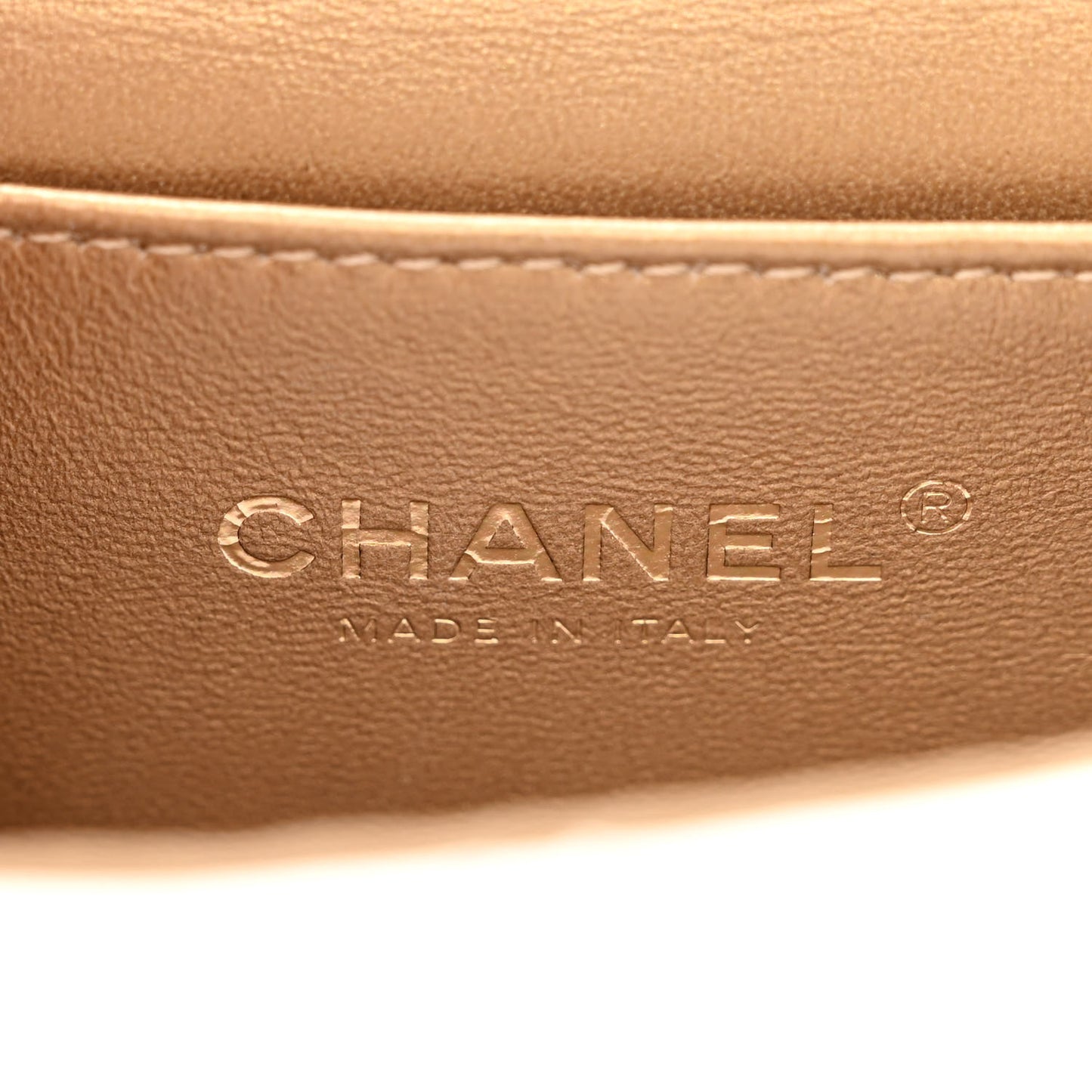 Goatskin Quilted Chic Pearls Flap White