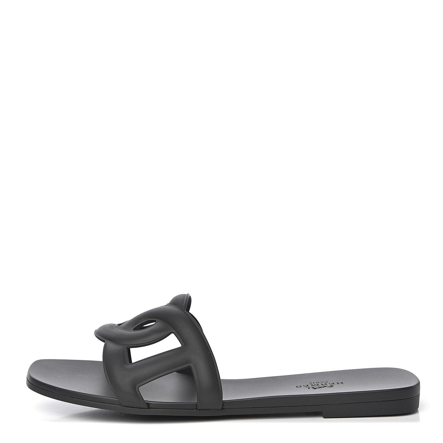 Rubber Aloha Sandals 38 Black
