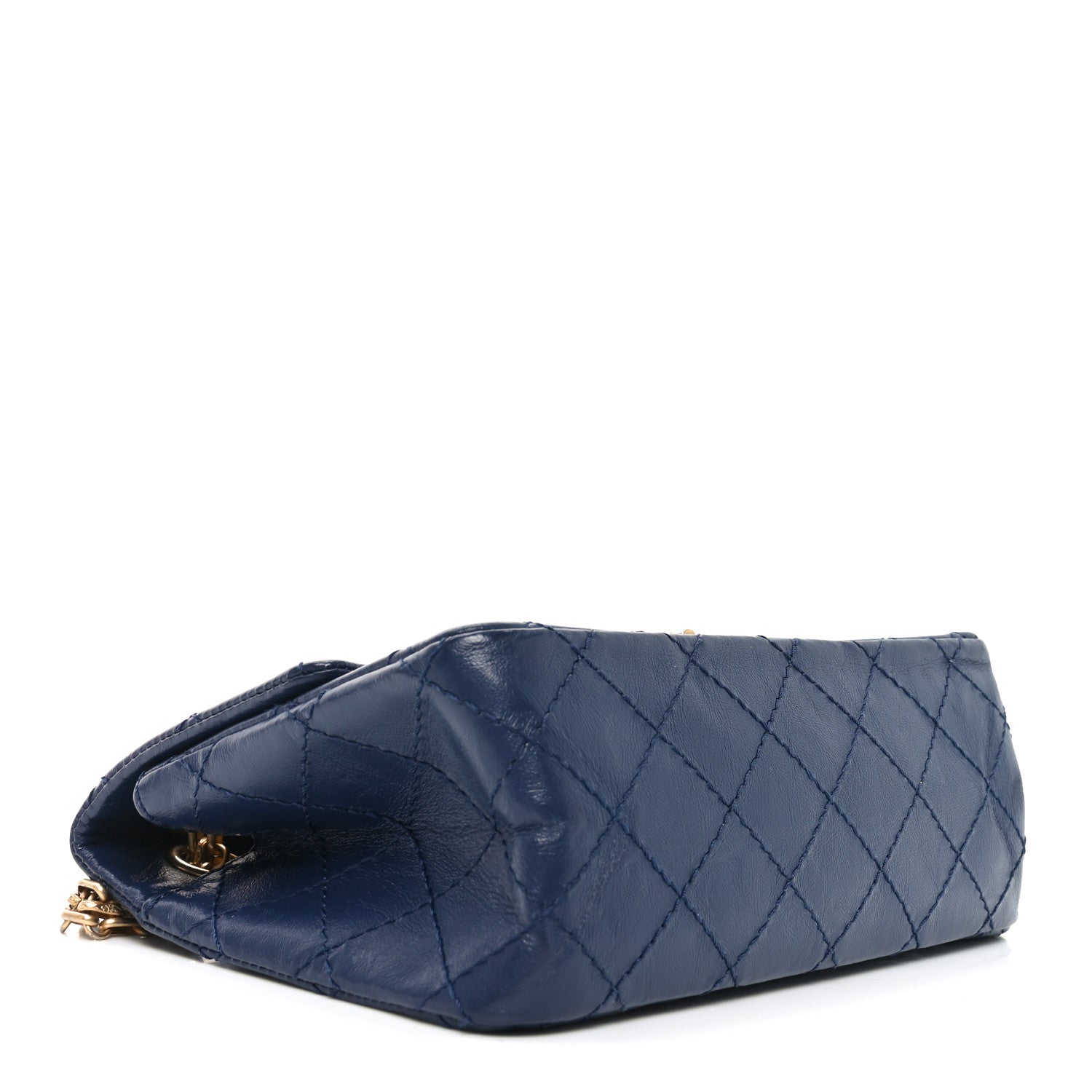 Chanel Aged Calfskin Quilted 2.55 Reissue Mini Flap Navy 4 of 10