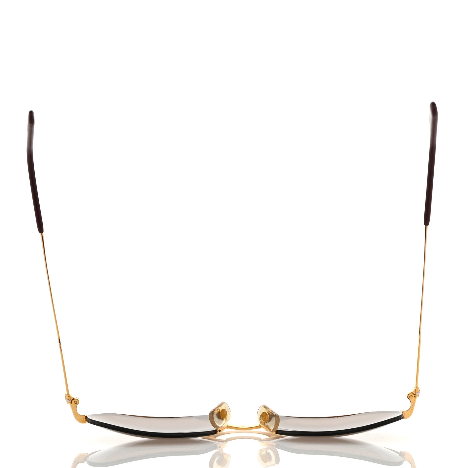 Cartier Metal 61mm Aviator Sunglasses Gold 10 of 10