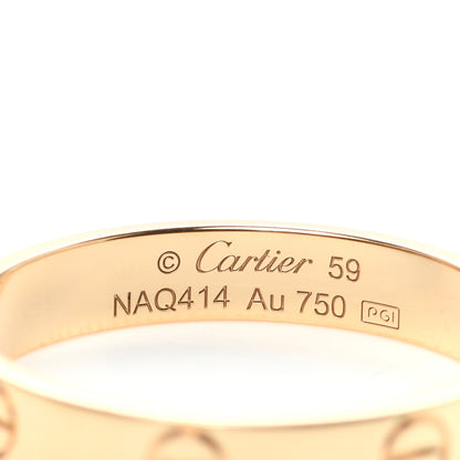 Cartier 18K Yellow Gold 3.5mm LOVE Wedding Band Ring 59 8.75 4 of 6