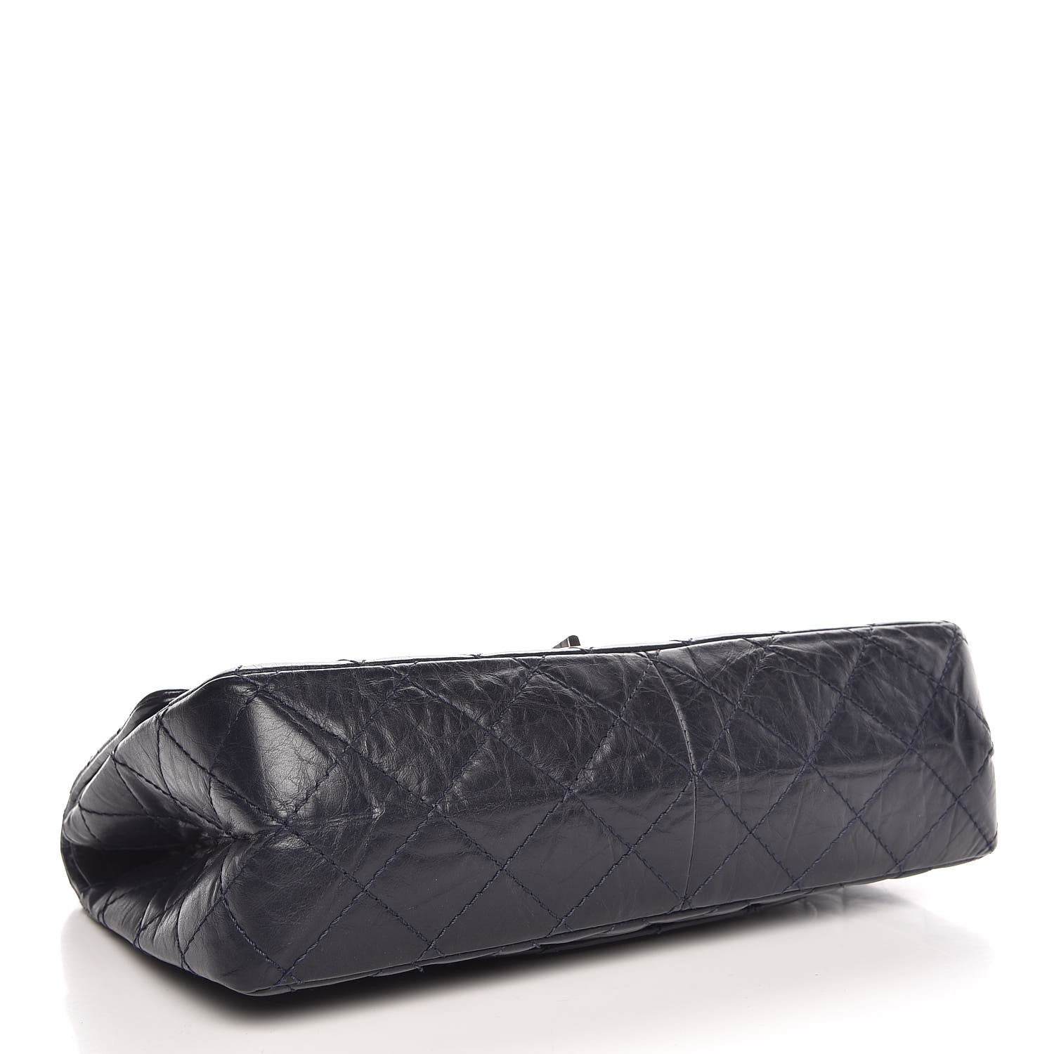 Chanel Aged Calfskin Quilted 2.55 Reissue 226 Flap Navy Blue 4 of 10