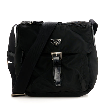 Prada Nylon Vela Messenger Black 1 of 10