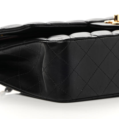 Chanel Lambskin Quilted Medium Double Flap Black 9 of 13