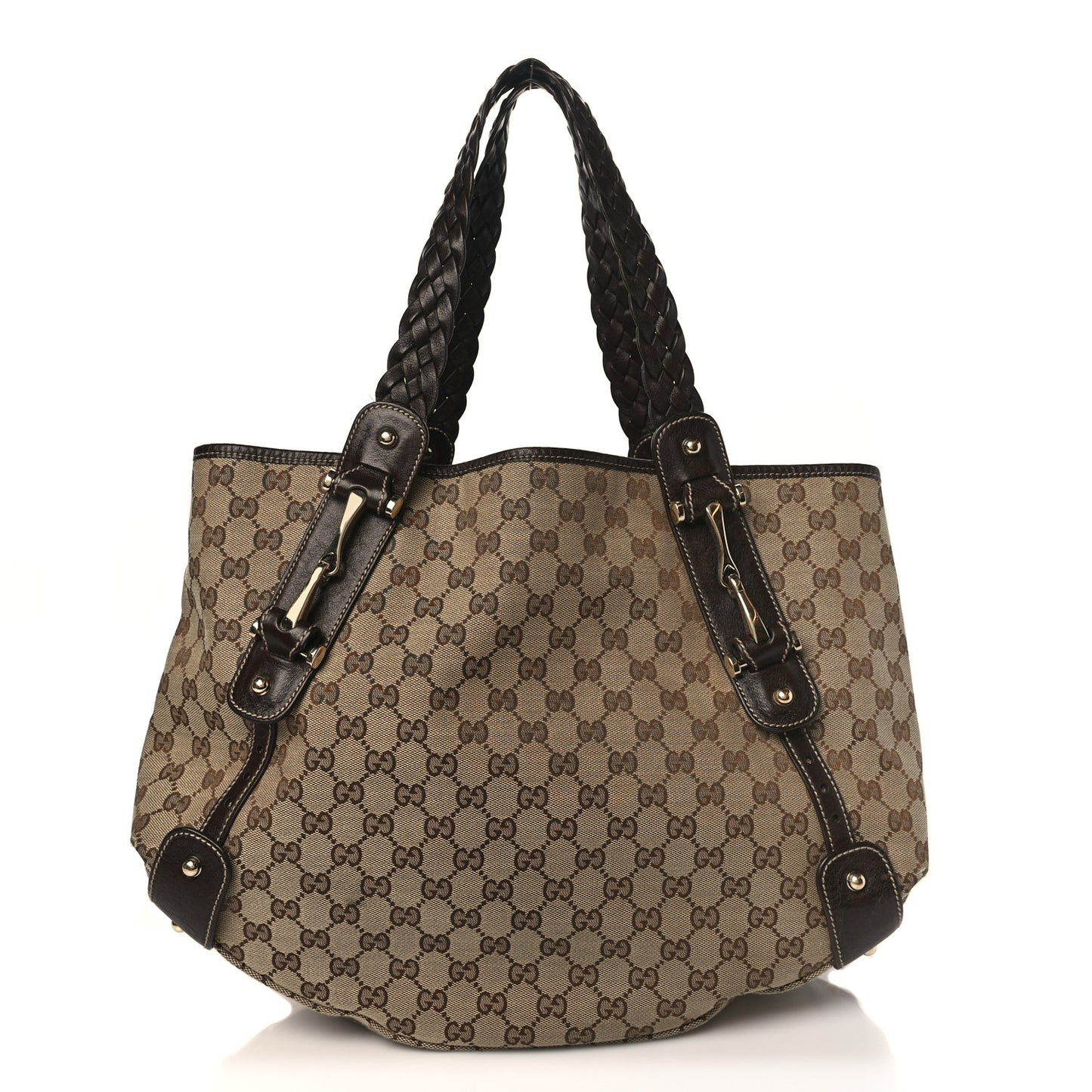Monogram Medium Pelham Shoulder Bag Dark Brown