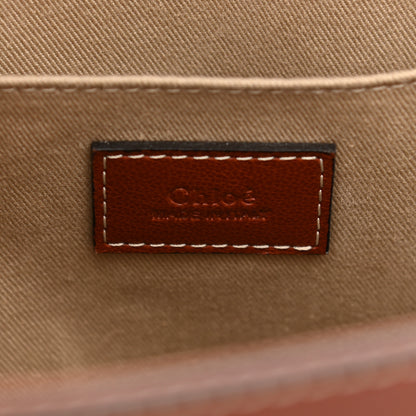 Chloe Calfskin Medium Woody Ribbon Tote Sepia Brown 6 of 12