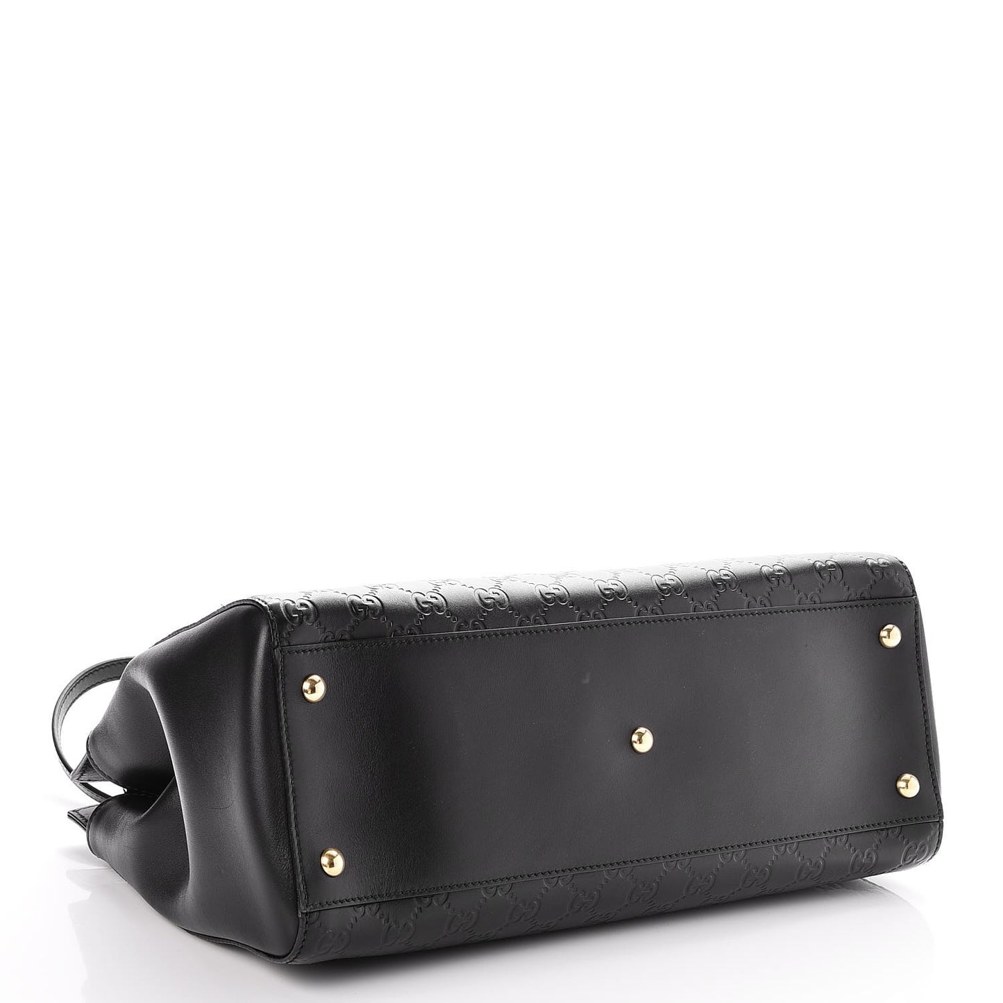 Guccissima Signature Large Shoulder Tote Bag Black