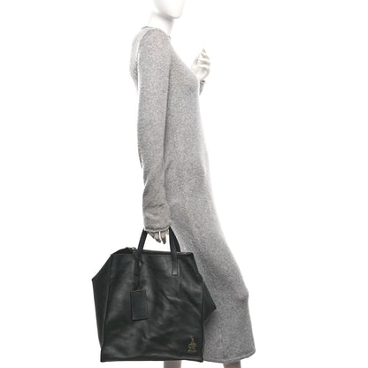 Prada Soft Calfskin Tote Black 2 of 11