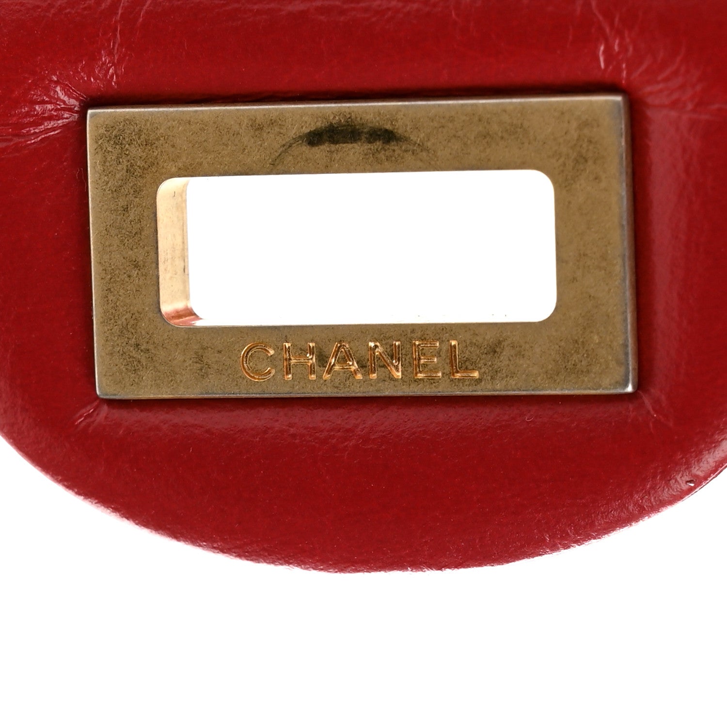Chanel Aged Calfskin Quilted 2.55 Reissue Mini Flap Red 12 of 13