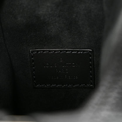 Louis Vuitton Calfskin Side Trunk MM Black 6 of 9