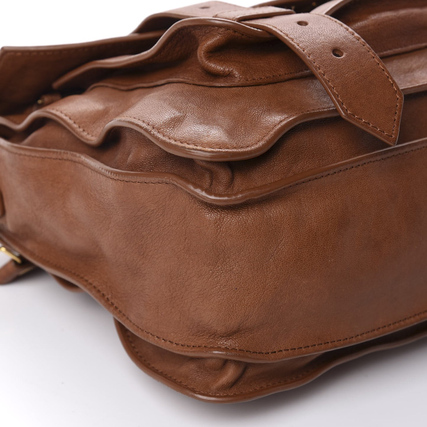 Lambskin Medium PS1 Satchel Saddle