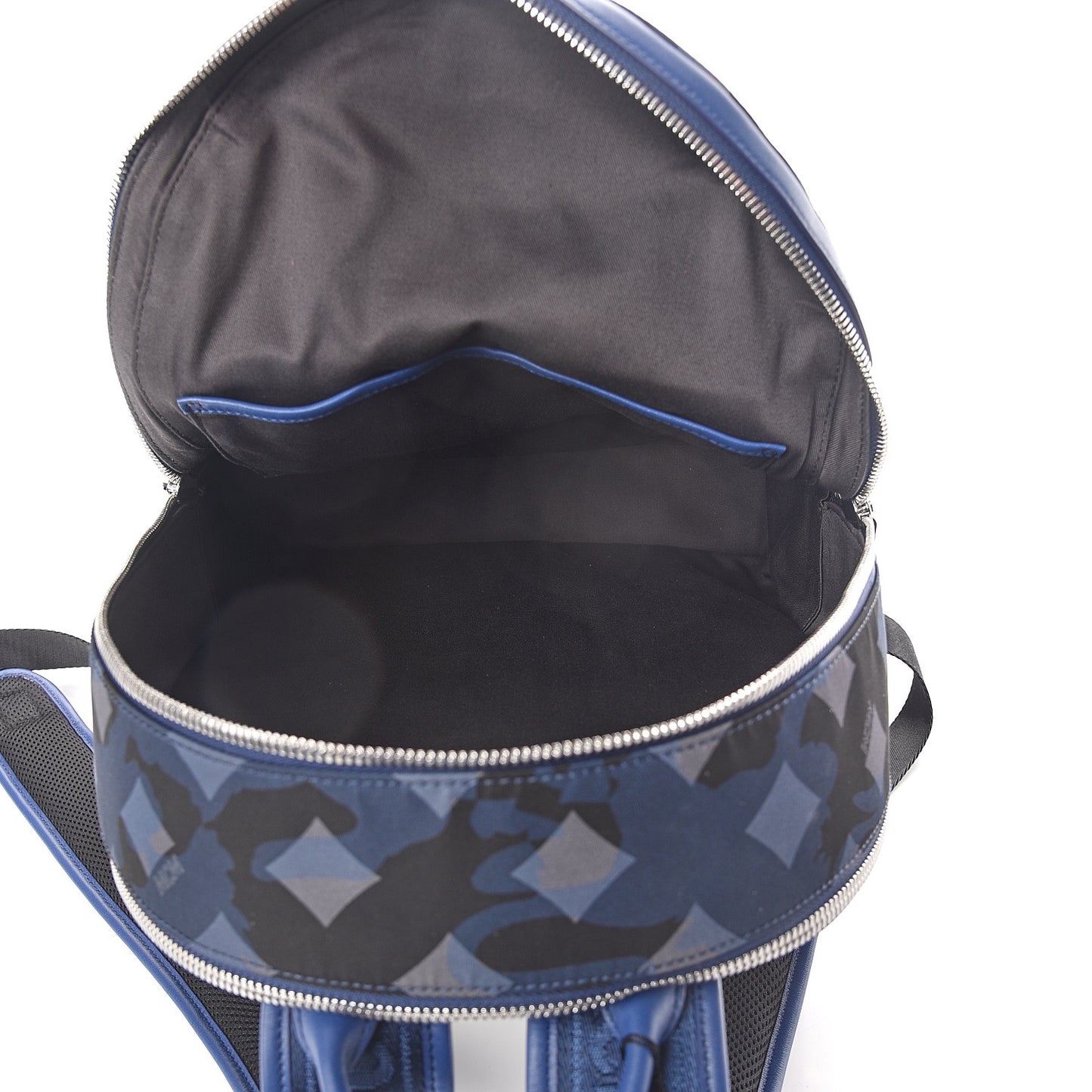 Nylon Camo Dieter Medium Backpack Estate Blue