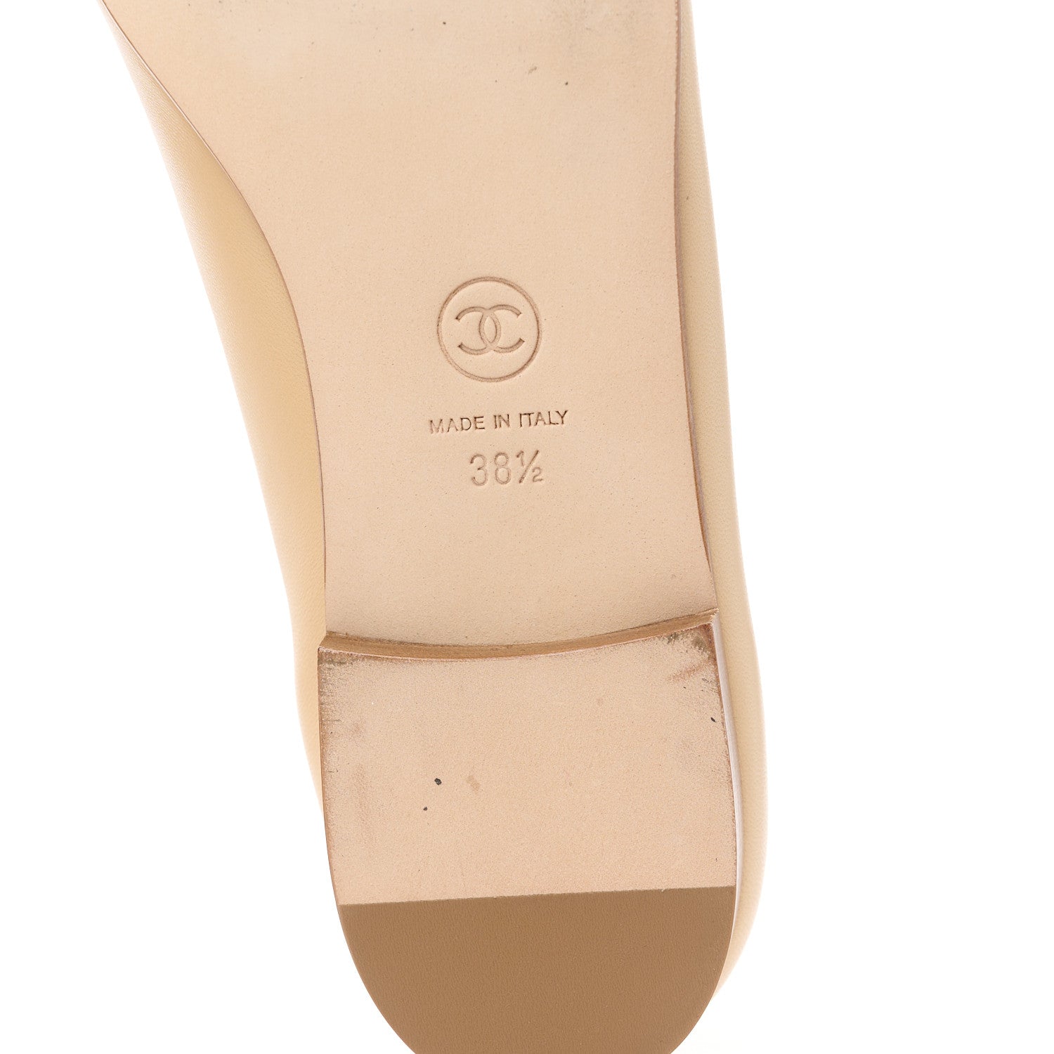 Chanel Lambskin Pearl CC Loafers 38.5 Black 12 of 12