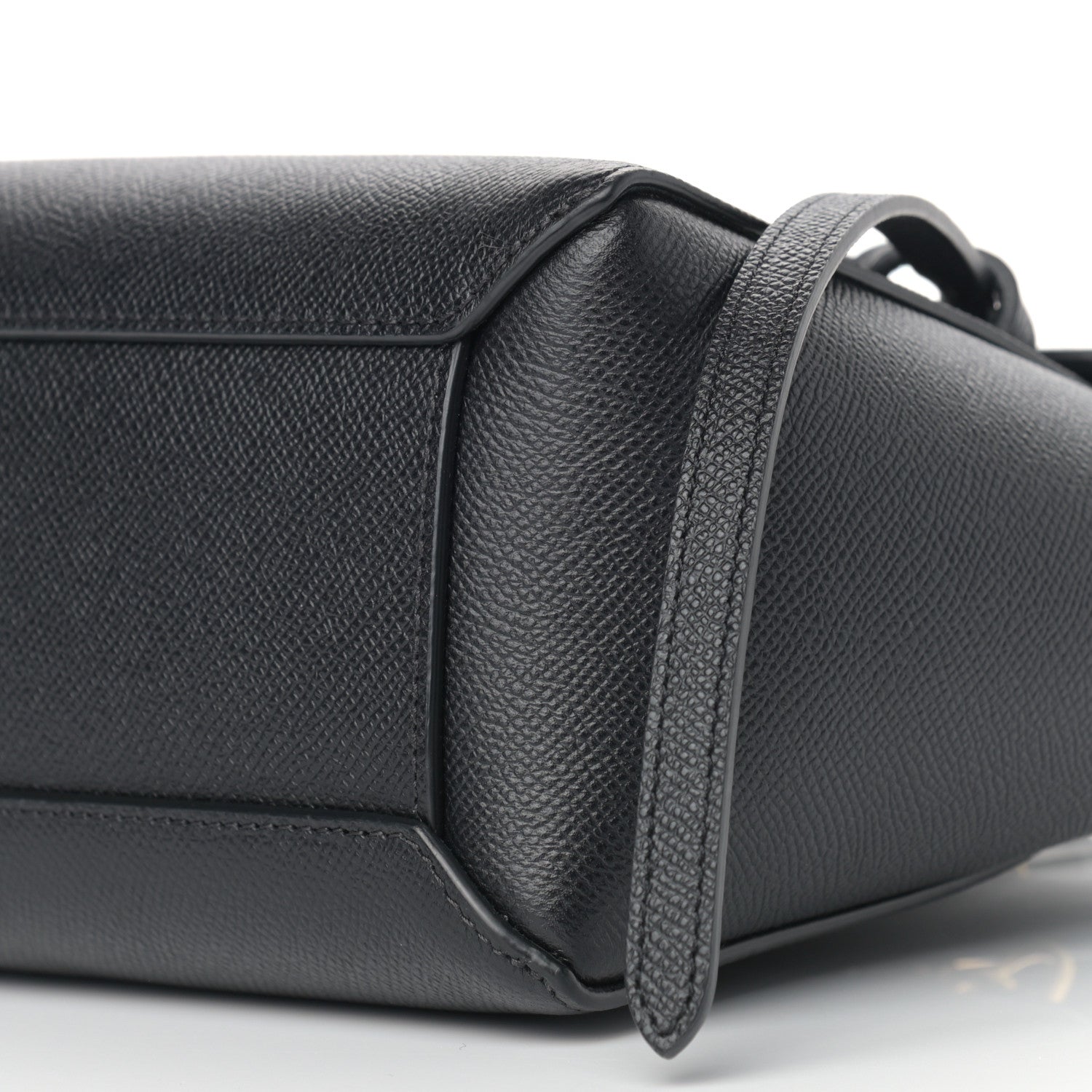 Celine Grained Calfskin Nano Belt Bag Black 8 of 11