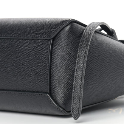 Celine Grained Calfskin Nano Belt Bag Black 8 of 11