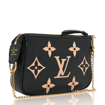 Louis Vuitton Empreinte Monogram Giant Mini Pochette Accessories Black 3 of 9