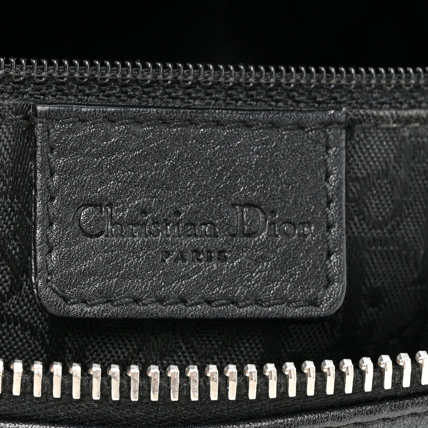 Calfskin Logo Charms Boston Black