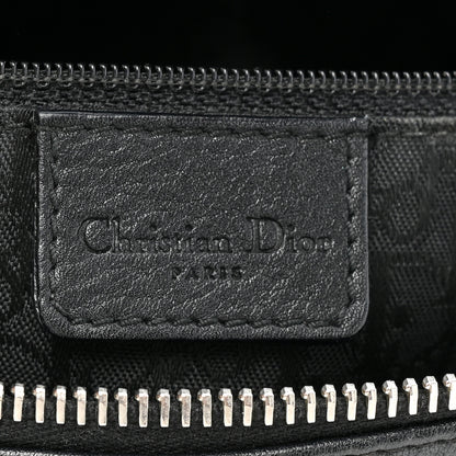 Christian Dior Calfskin Logo Charms Boston Black 6 of 14