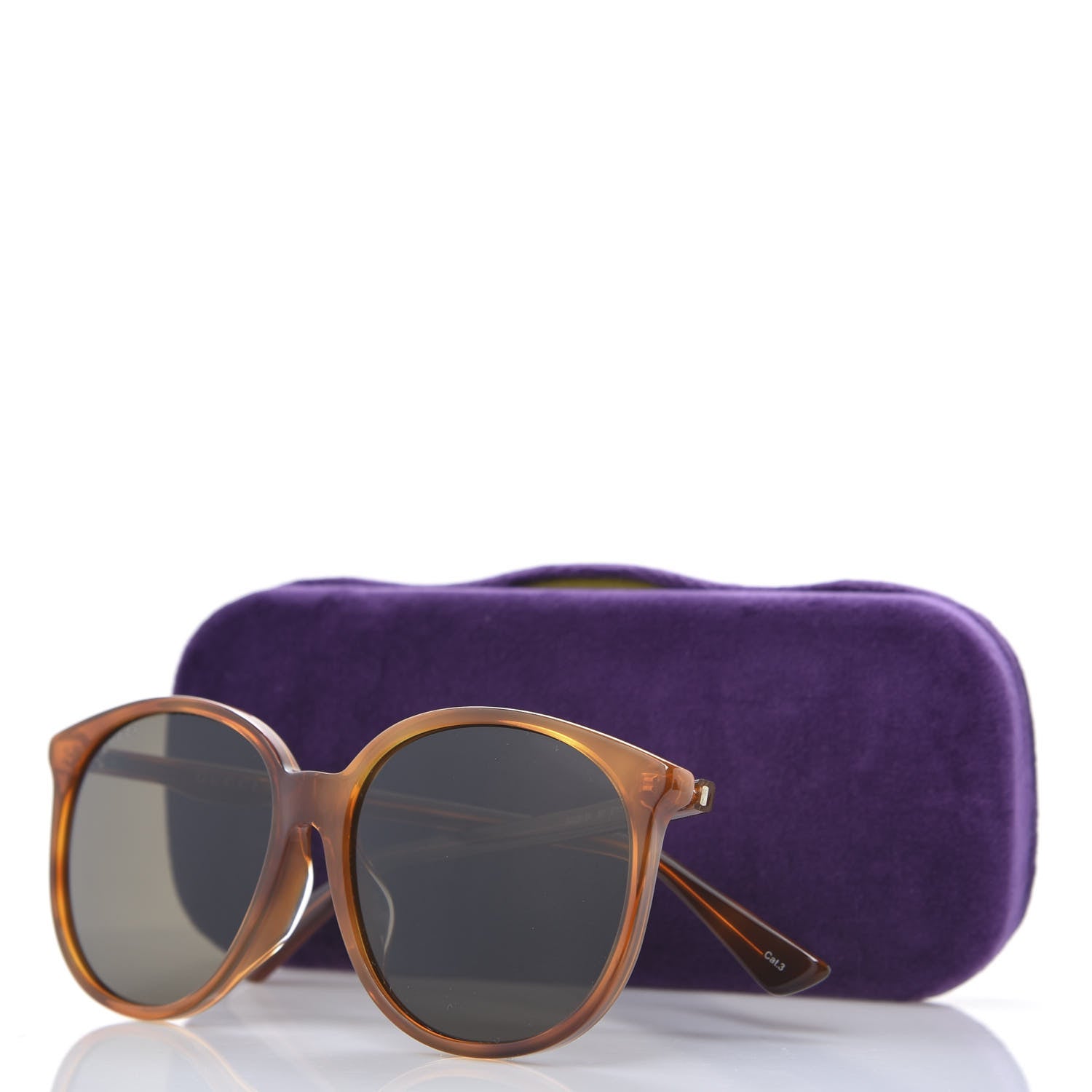 Gucci Acetate Frame Sunglasses GG0261SA Havana 8 of 8