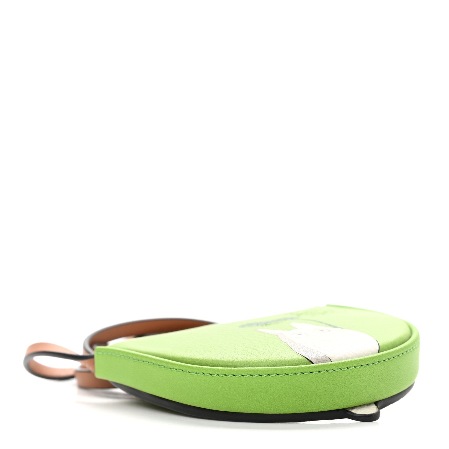 Loewe X MY NEIGHBOR TOTORO Calfskin Mini Heel Pouch Apple Green 4 of 10