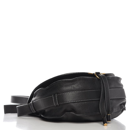 Chloe Calfskin Medium Marcie Round Crossbody Bag Black 4 of 8