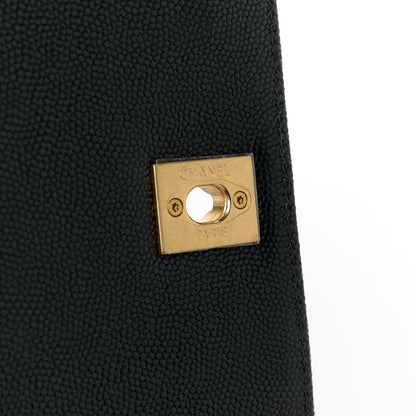 Chanel Caviar Quilted Small Coco Chain Handle Flap Black 6 of 12