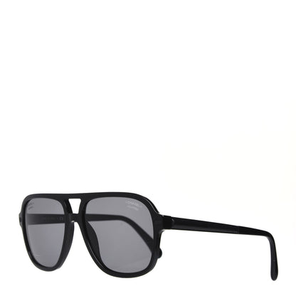 Chanel Acetate CC Sunglasses 5436-Q Black 1 of 7