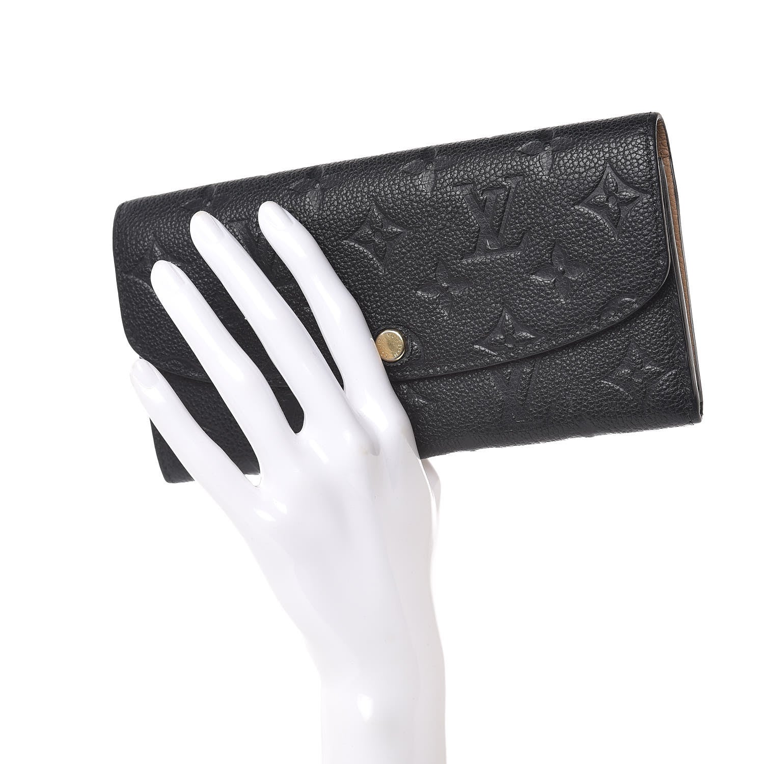 Louis Vuitton Empreinte Emilie Wallet Black Dune 2 of 9