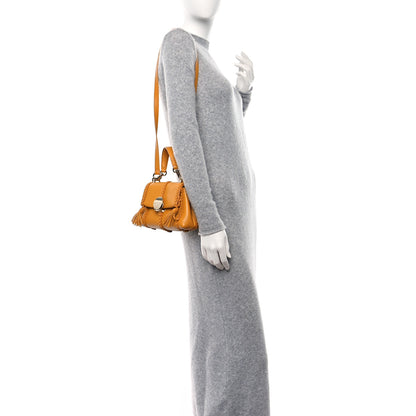 Chloe Smooth Calfskin Mini Penelope Soft Shoulder Bag Golden Yellow 2 of 9