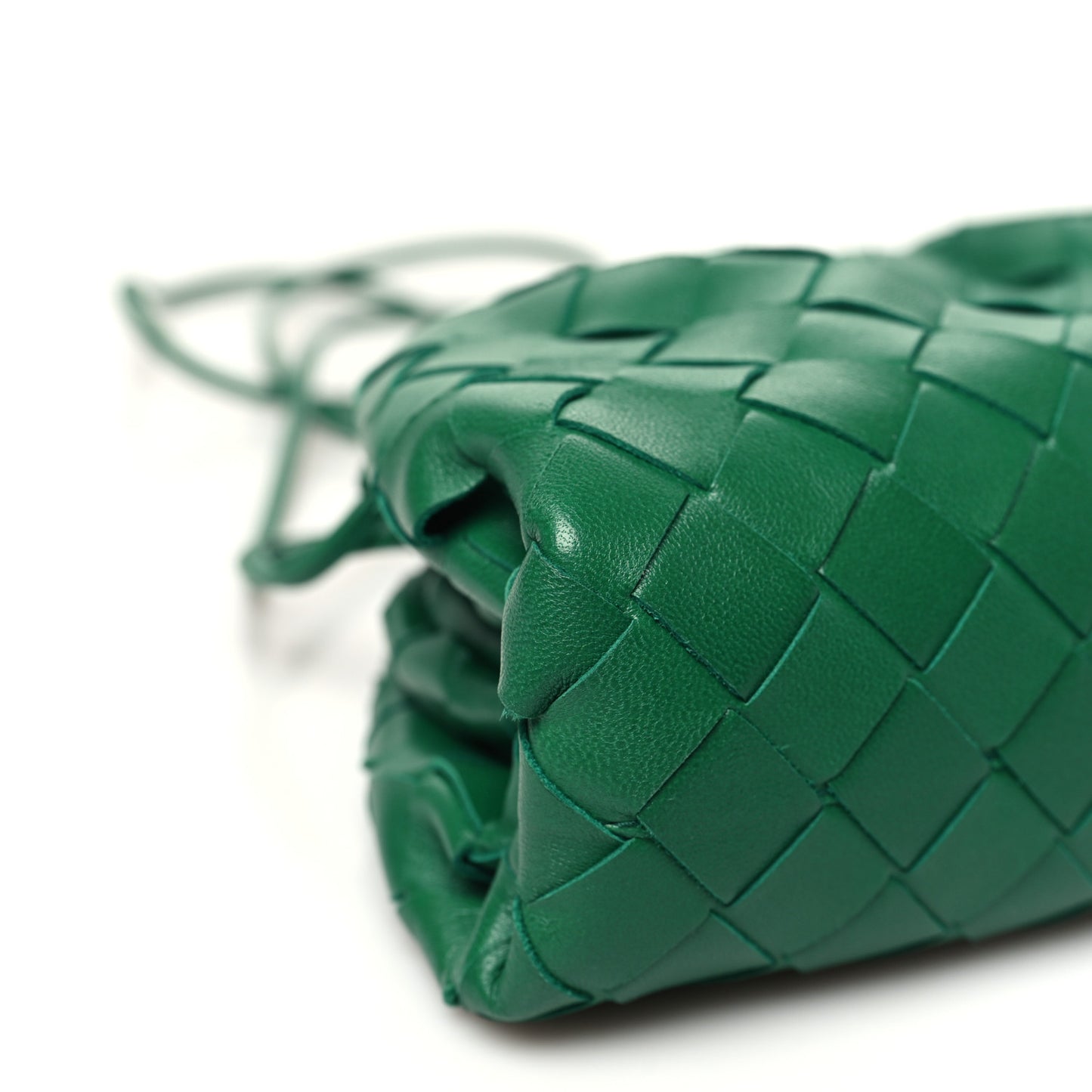 Nappa Intrecciato The Mini Pouch Racing Green