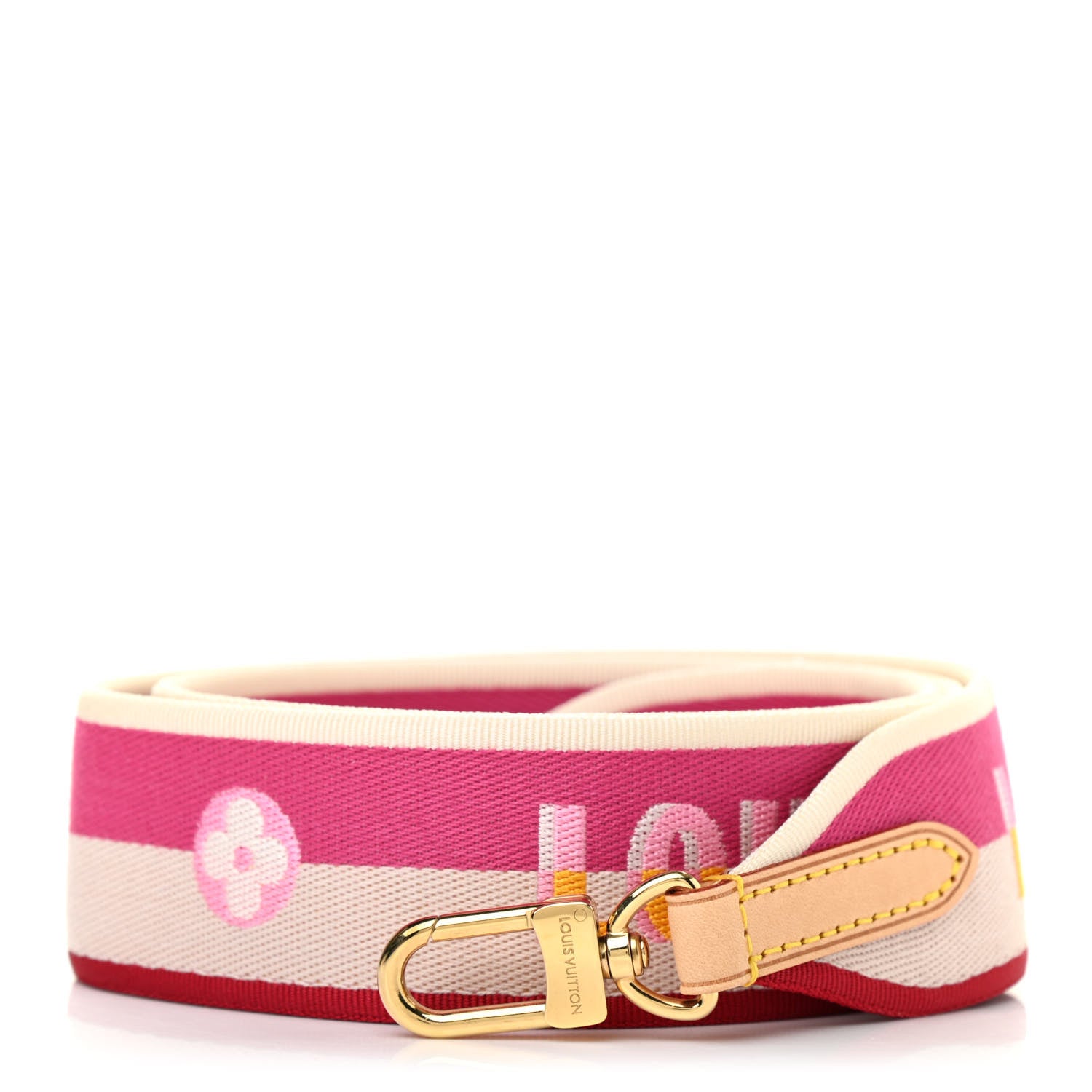 Louis Vuitton Jacquard Speedy Bandouliere 20 Shoulder Strap Fuchsia 1 of 3