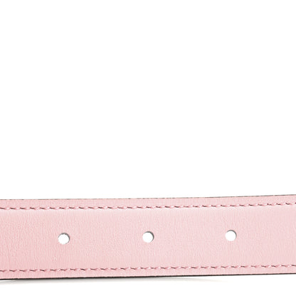 Hermes Swift Epsom H Email Coeur Belt 85 34 Rose Sakura Gris Misty 4 of 6