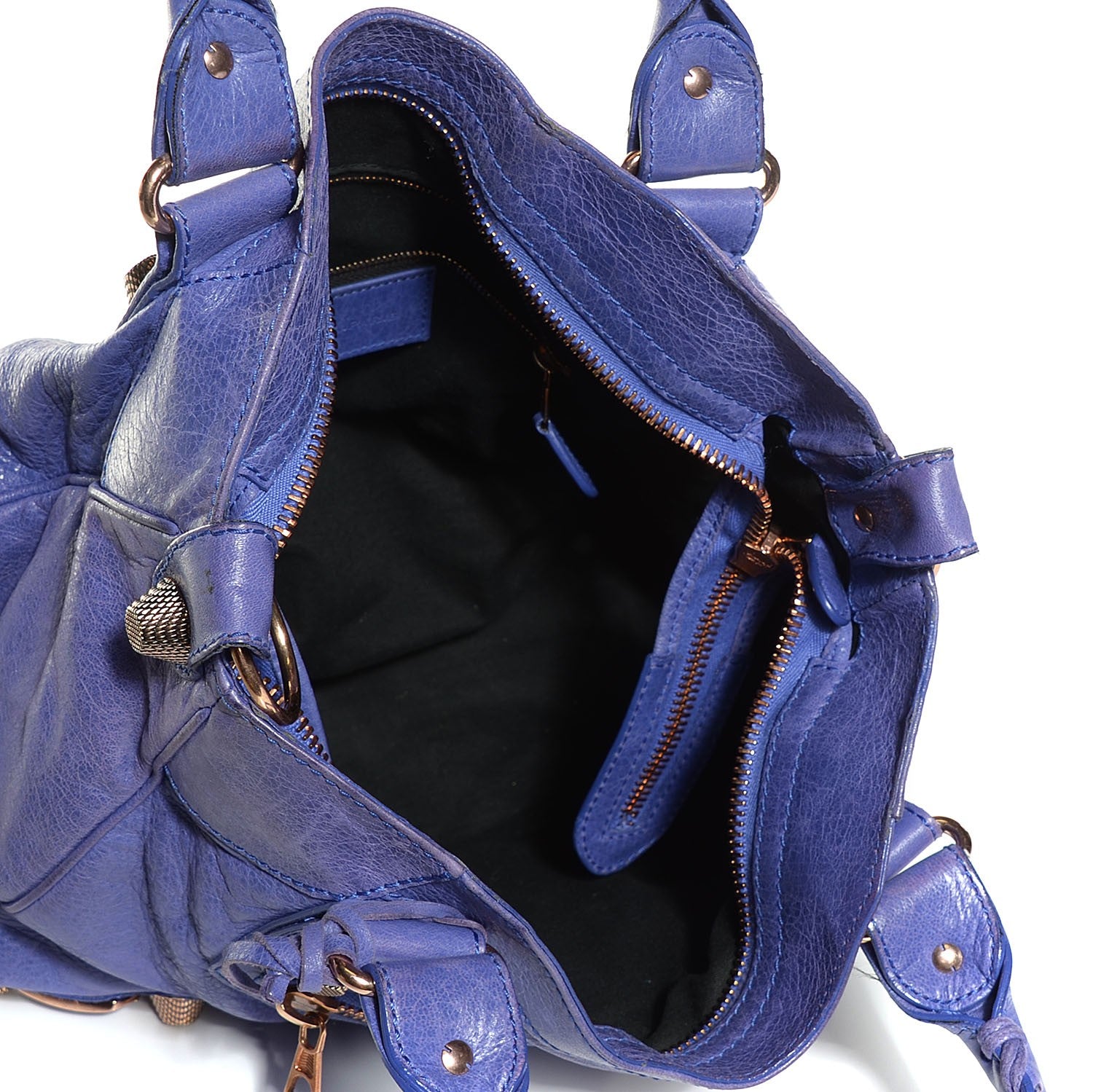 Balenciaga Agneau Giant 21 Rose Gold Hardware Velo Bleu Lavande 5 of 12