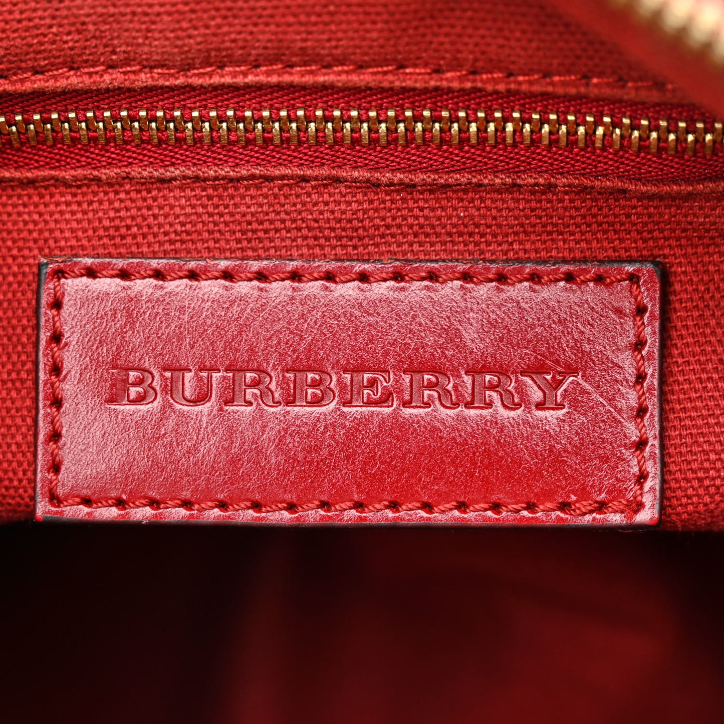 Haymarket Check Small Blaze Satchel Military Red