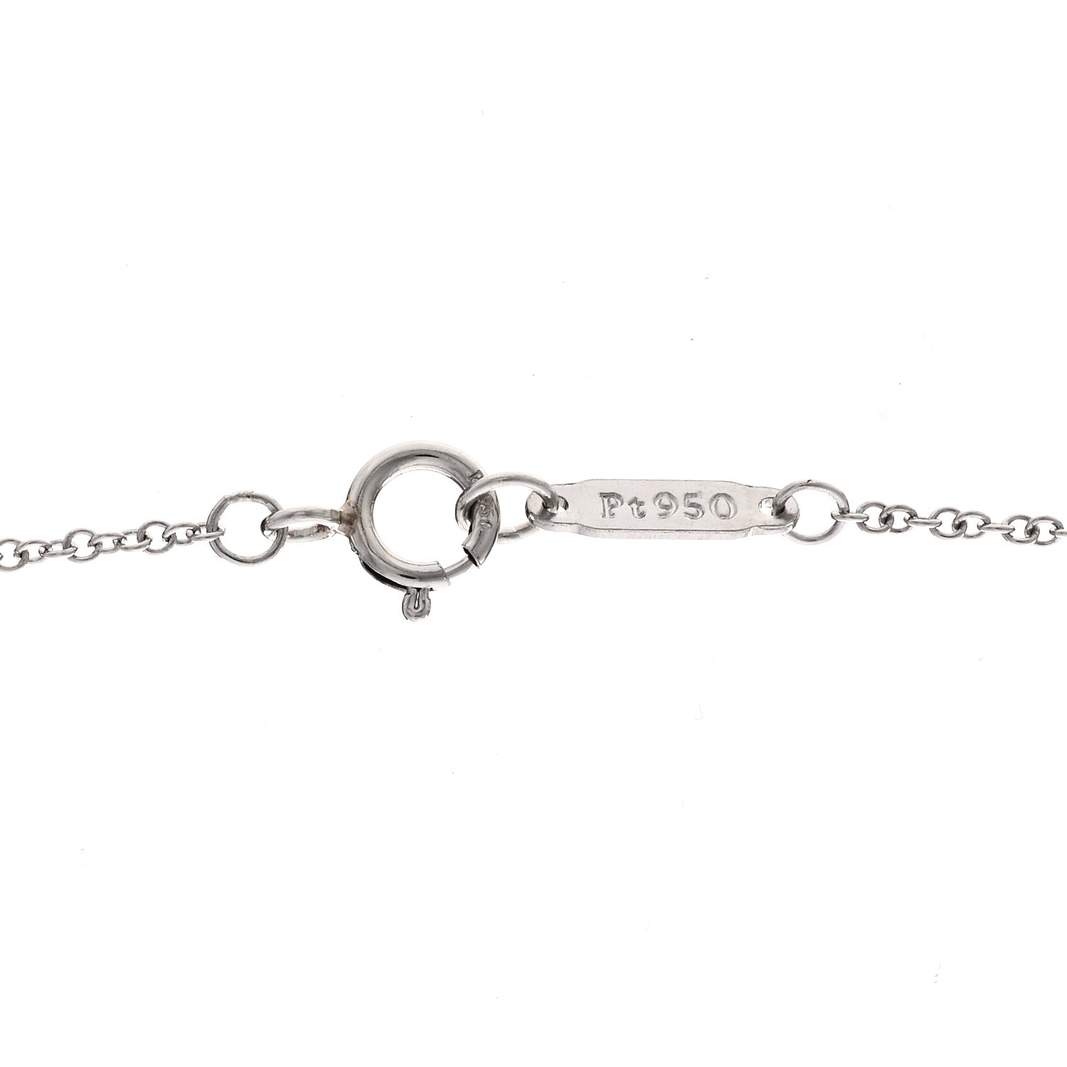 Tiffany Platinum Diamond Large Cross Pendant Necklace 5 of 6