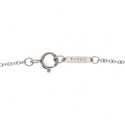 Tiffany Platinum Diamond Large Cross Pendant Necklace 5 of 6