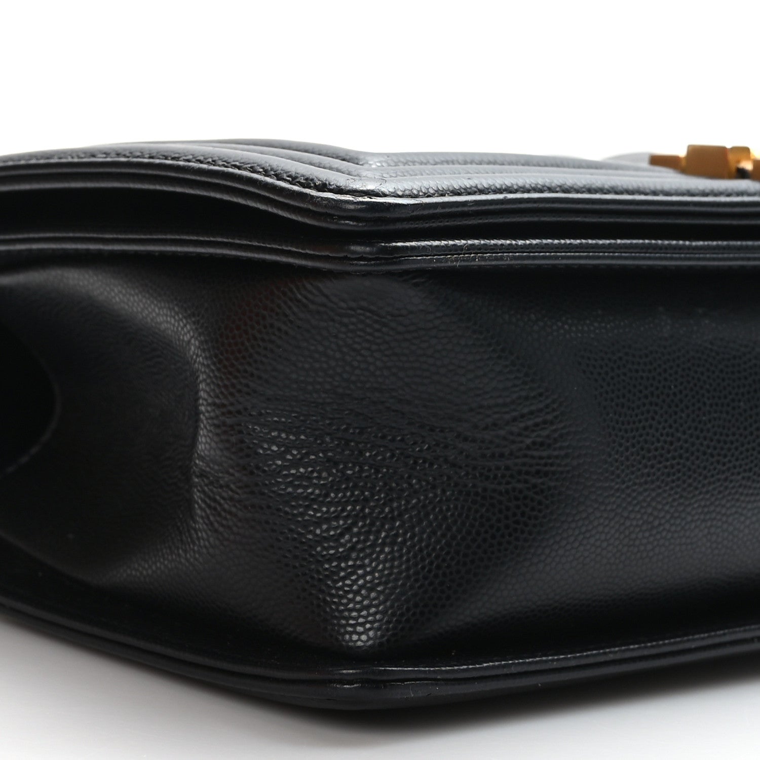 Chanel Caviar Quilted Medium Boy Flap Black 8 of 10