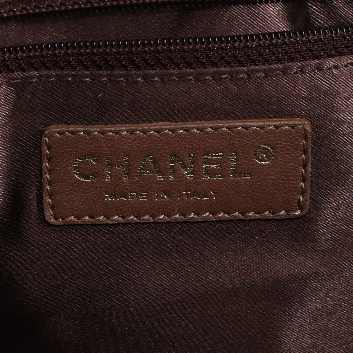 Metallic Calfskin Baby Coco Cabas Bronze