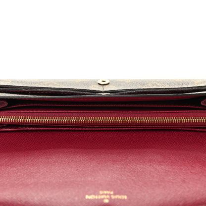 Louis Vuitton Monogram Sarah Wallet NM Fuchsia 11 of 15
