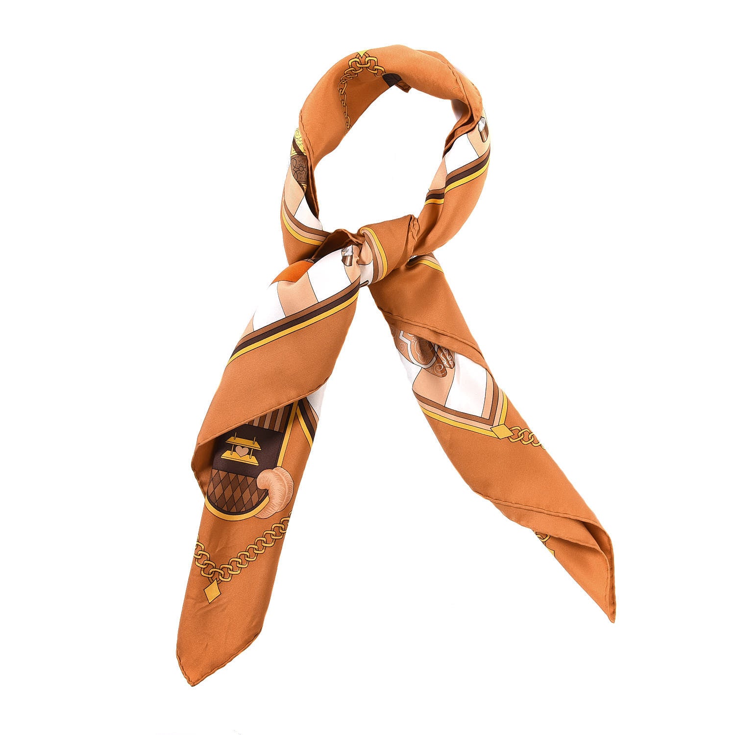 Hermes Silk Chocs en Plumes Scarf 90 3 of 6