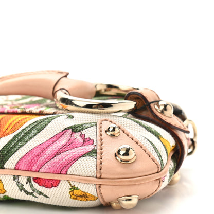 Gucci Canvas Flora Floral Horsebit Clutch 11 of 11
