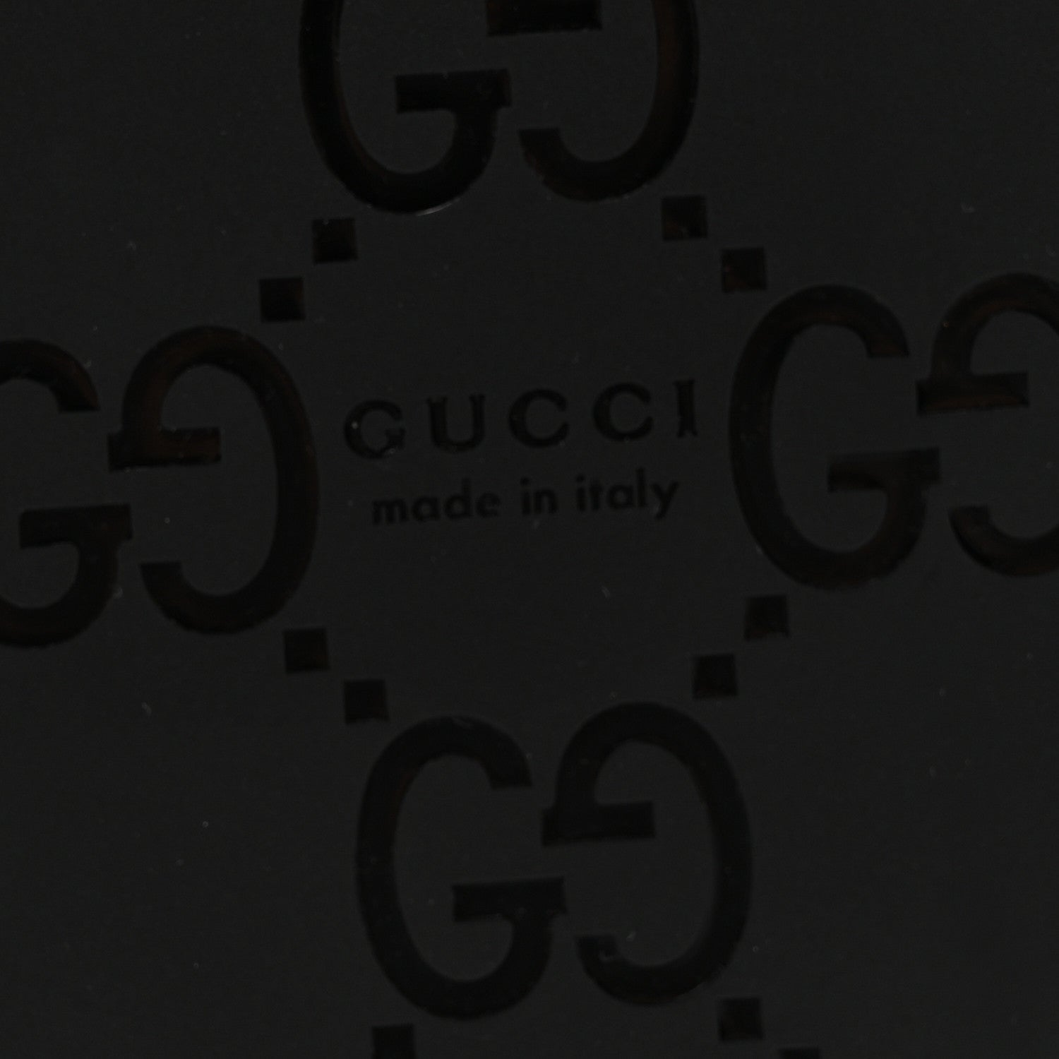 Gucci Guccissima GG Embossed Womens Sandals 38 Black 7 of 10