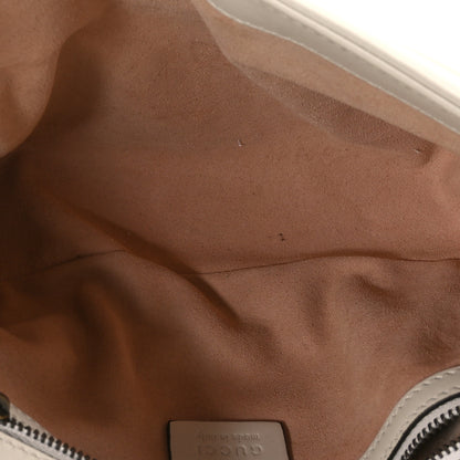 Gucci Calfskin Matelasse Small GG Marmont Shoulder Bag White 5 of 11