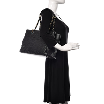 Chanel Caviar Quilted Grand Shopping Tote GST Black 2 of 9