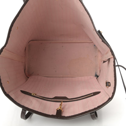 Louis Vuitton Damier Ebene Neo Neverfull MM Rose Ballerine 5 of 20